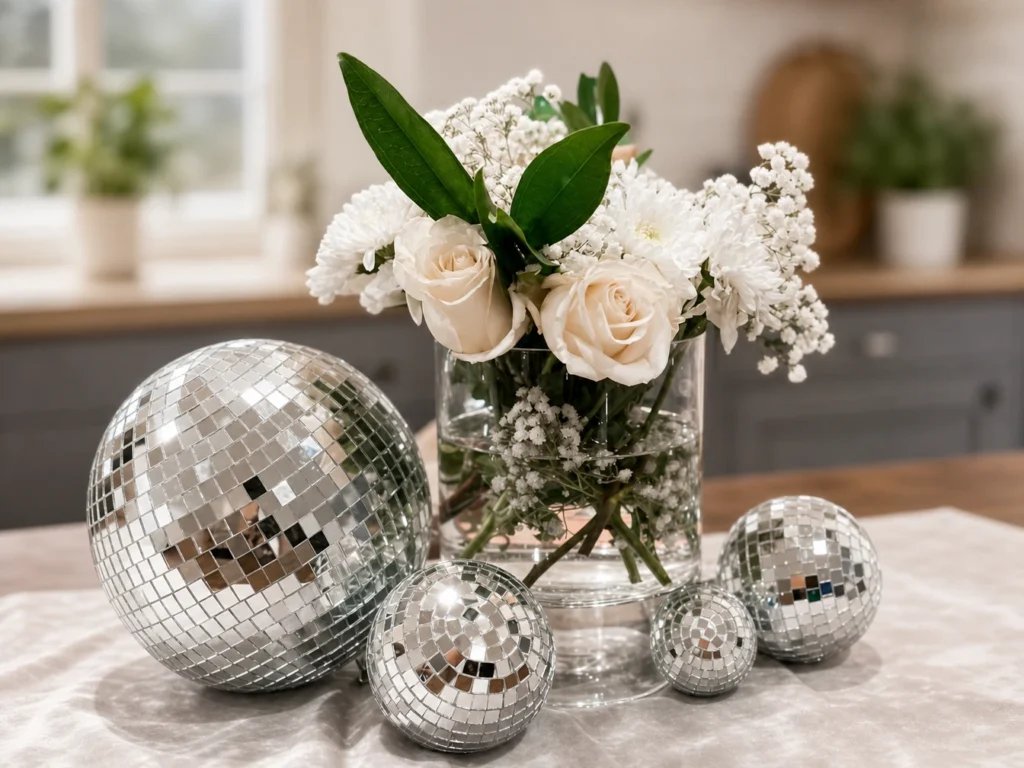 Disco Ball Table Centrepieces