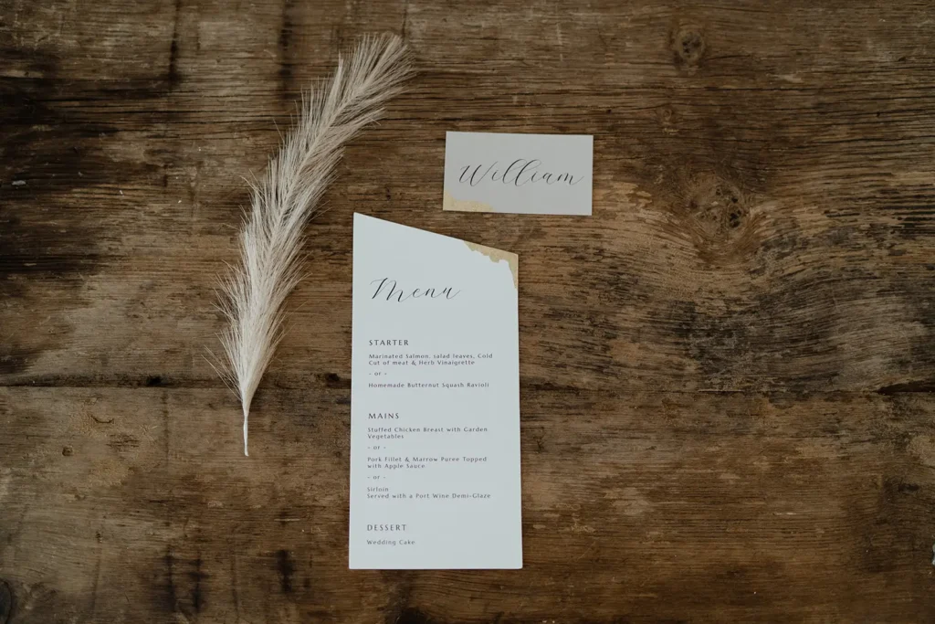 Luxury Wedding Paper Goods Flat Lay Photography