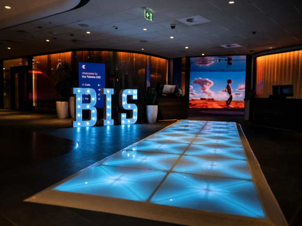 LED runway leading