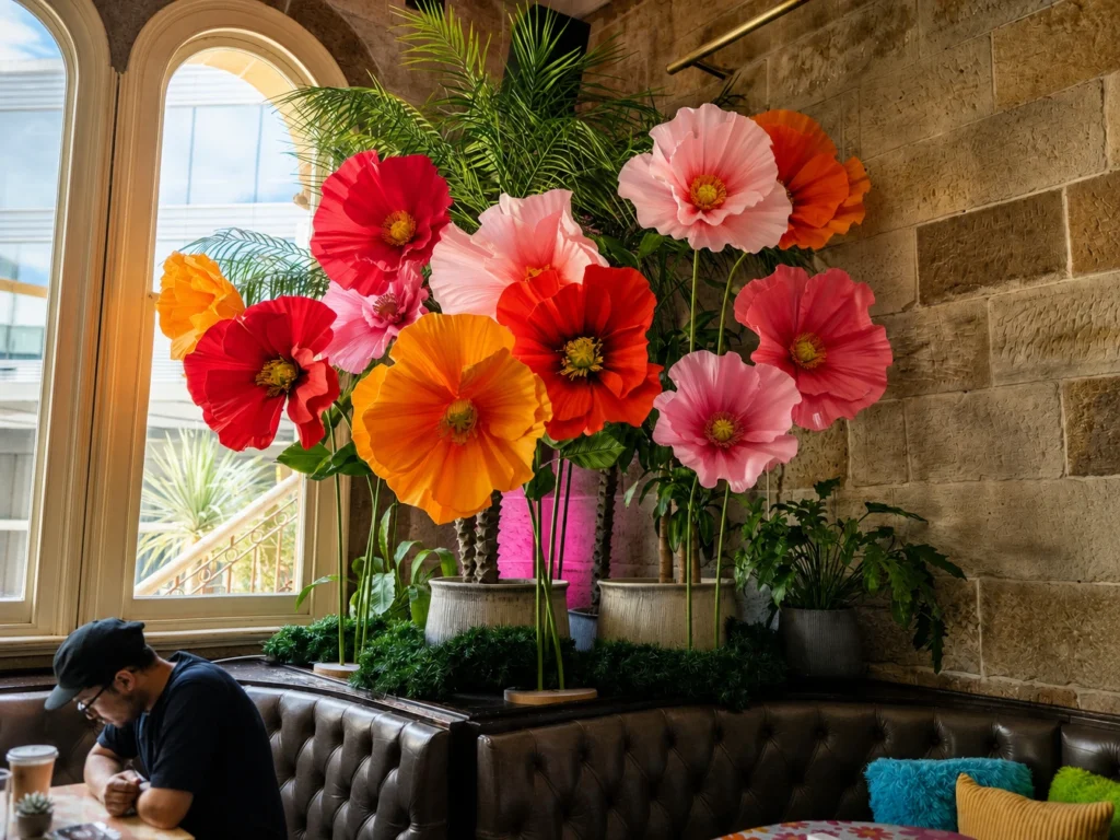 Giant Foam Flowers
