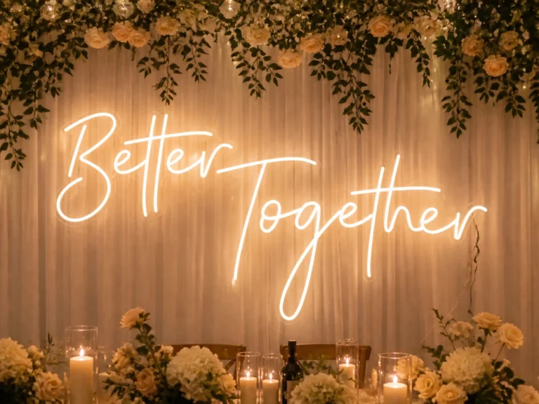 “Better Together” Neon Sign