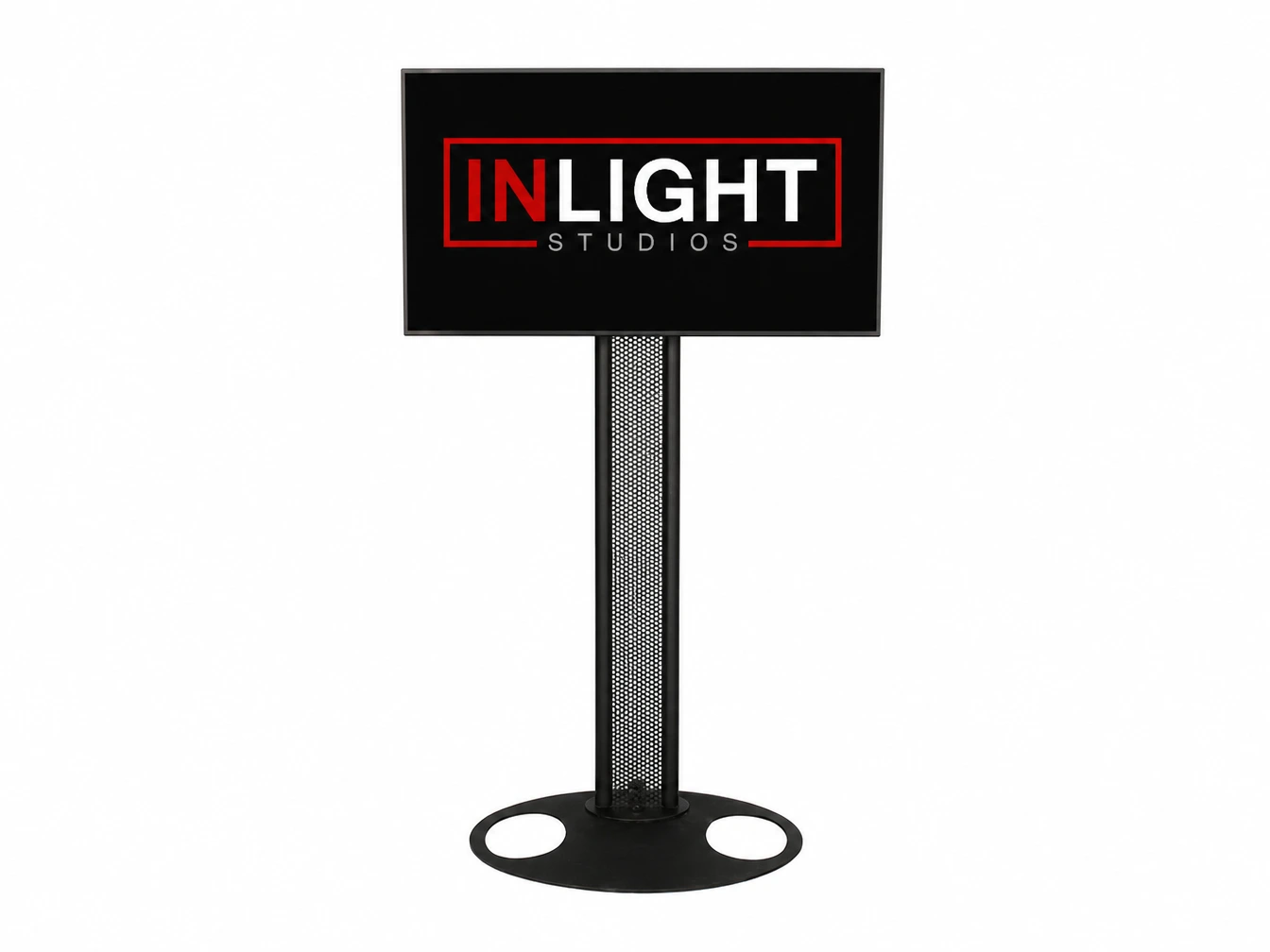 Slim digital signage display stand