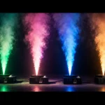Vertical Fog Machine Producing Dynamic Event Smoke Effects