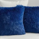 Blue Square Plush Cushions