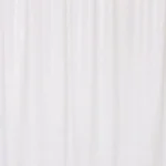 White pleated fabric backdrop wall setup on clean white background
