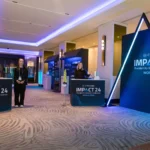Modern event entrance
