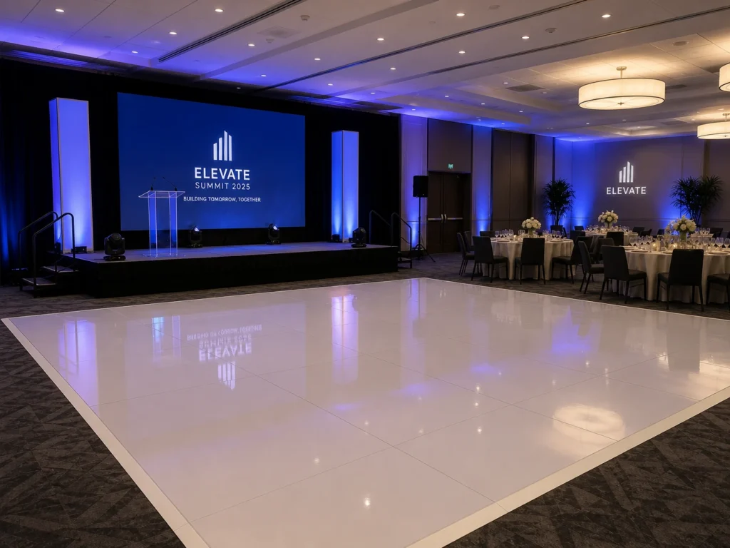 White Gloss Dance Floors