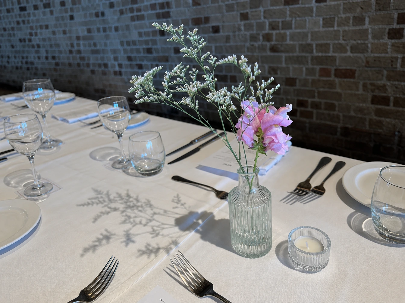Elegant floral centrepiece display